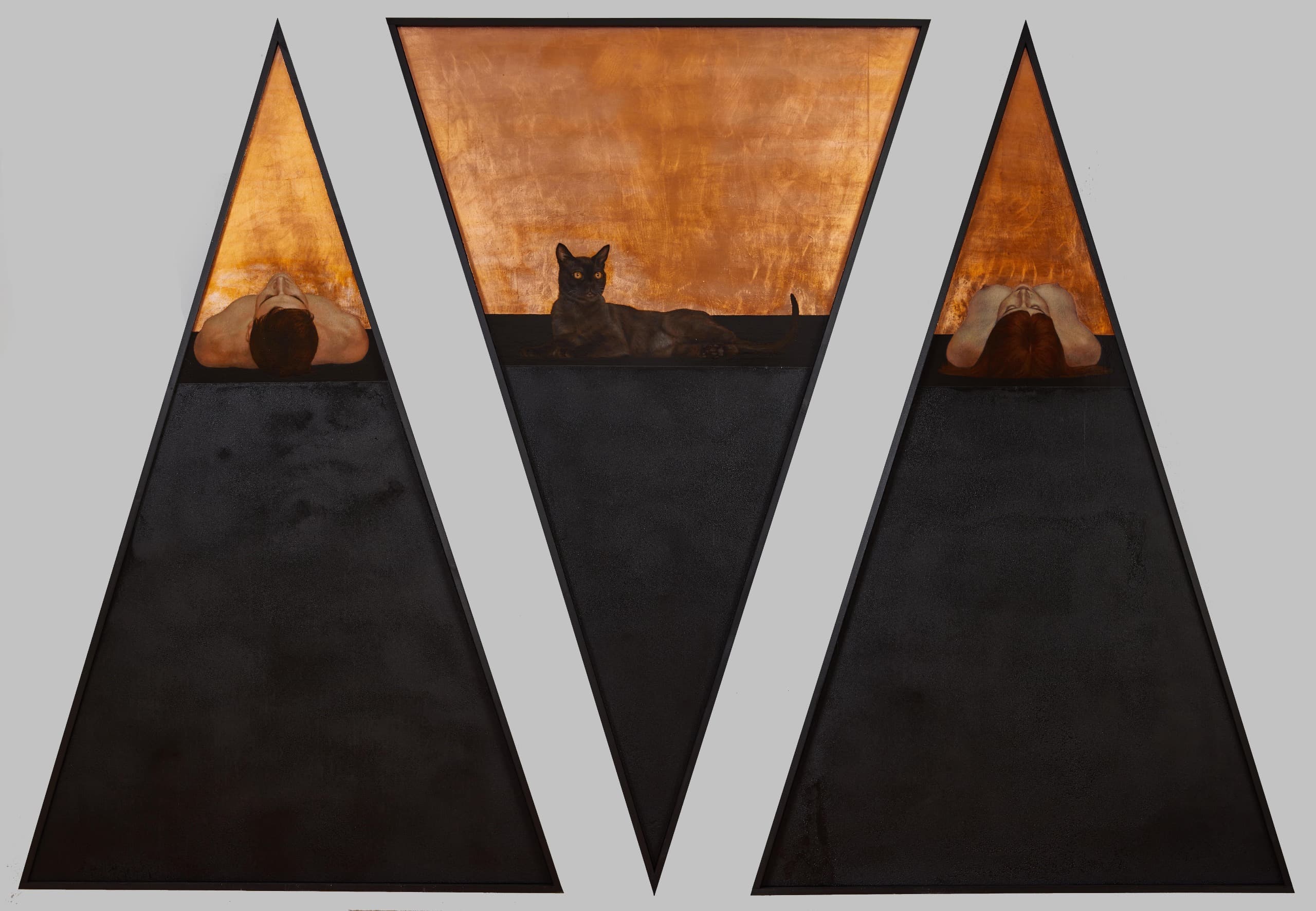 Triangle Triptych by Zach Brown